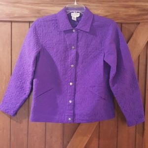 *STRIKING* Coldwater Creek Quilted Jacket …